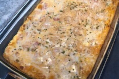 Thumbnail for Creamy Chicken Spaghetti Casserole