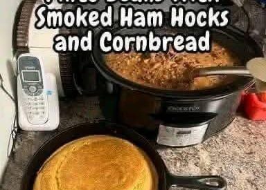 Thumbnail for Pinto Beans with Smoked Ham Hocks and Cornbread