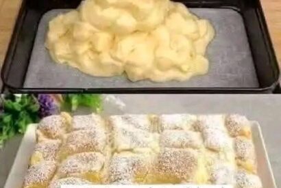 Thumbnail for Fluffy Vanilla Sheet Cake Recipe