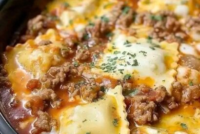 Thumbnail for Crockpot Ravioli Lasagna