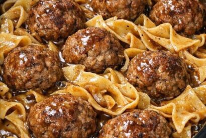Thumbnail for Savory Meatballs and Noodles
