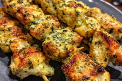 Thumbnail for Garlic Parmesan Chicken Skewers