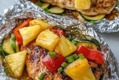 Thumbnail for Teriyaki Chicken and Pineapple Foil Packets