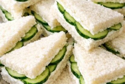 Thumbnail for Southern 4-Ingredient Cucumber Sandwiches