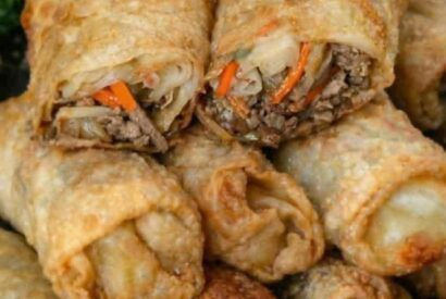 Thumbnail for Homemade Egg Rolls (Crispy & Flavor-Packed)