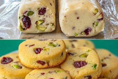 Thumbnail for Cranberry Pistachio Shortbread Cookies