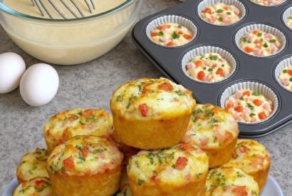 Thumbnail for Vegetable Omelet Muffins for Kids Recipe