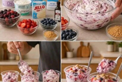Thumbnail for Healthy Berry Cheesecake Protein Fluff