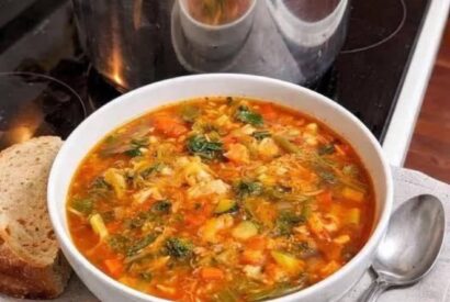 Thumbnail for Slow Cooker Garden Vegetable Soup